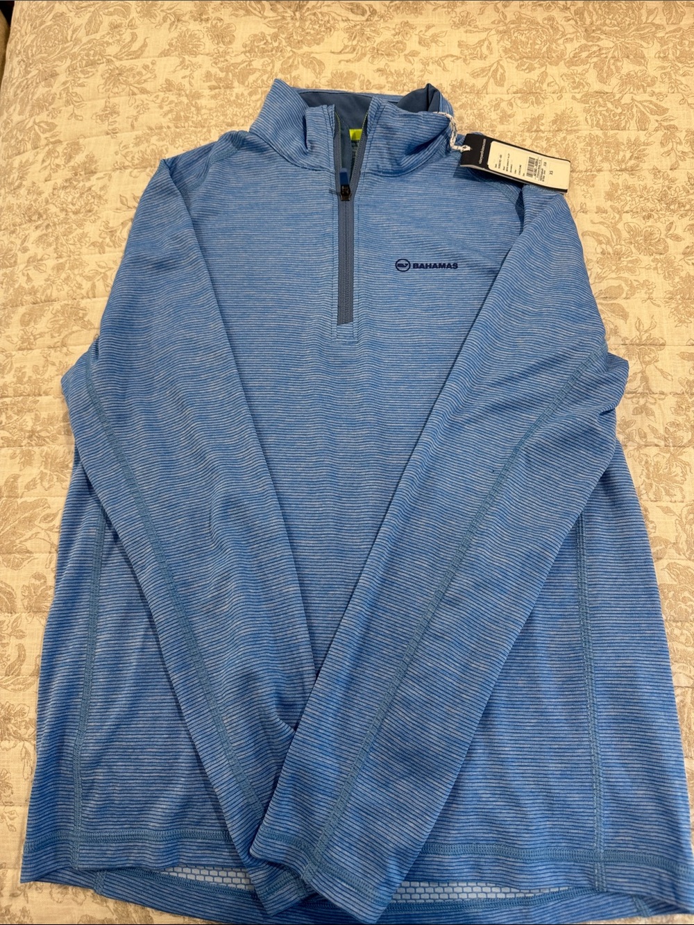 Vineyard Vines Light Blue Quarter-Zip Pullover